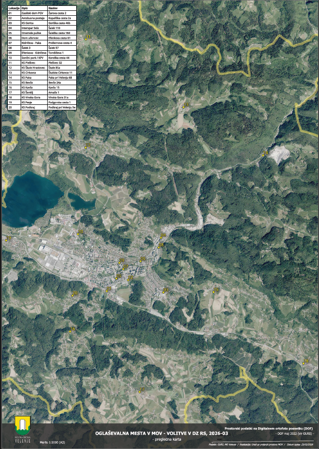 Oglasna mesta MOV za volitve v DZ 2026