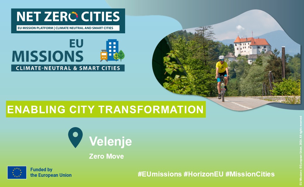 ZERO MOVE – skupaj za mobilnost brez emisij - misija 100 podnebno nevtralnih in pametnih mest